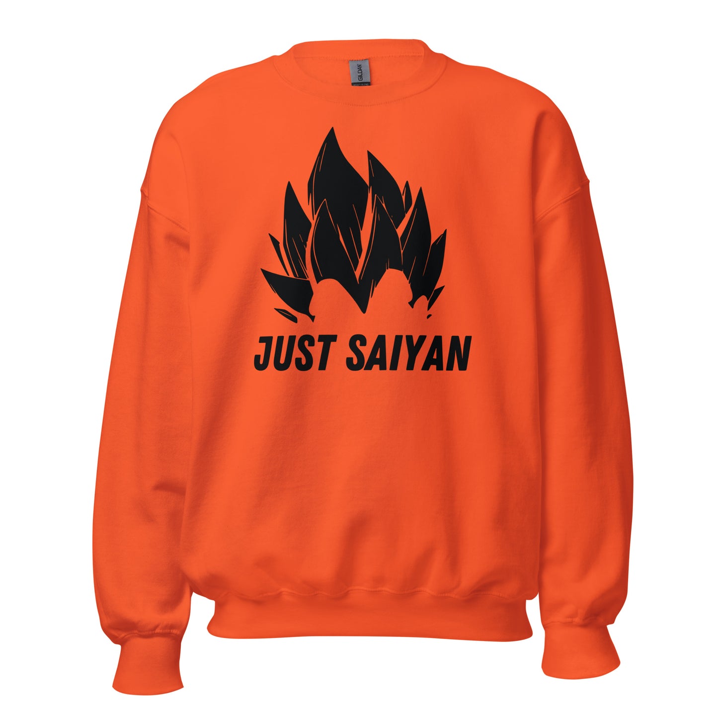 unisex crew neck sweatshirt orange
