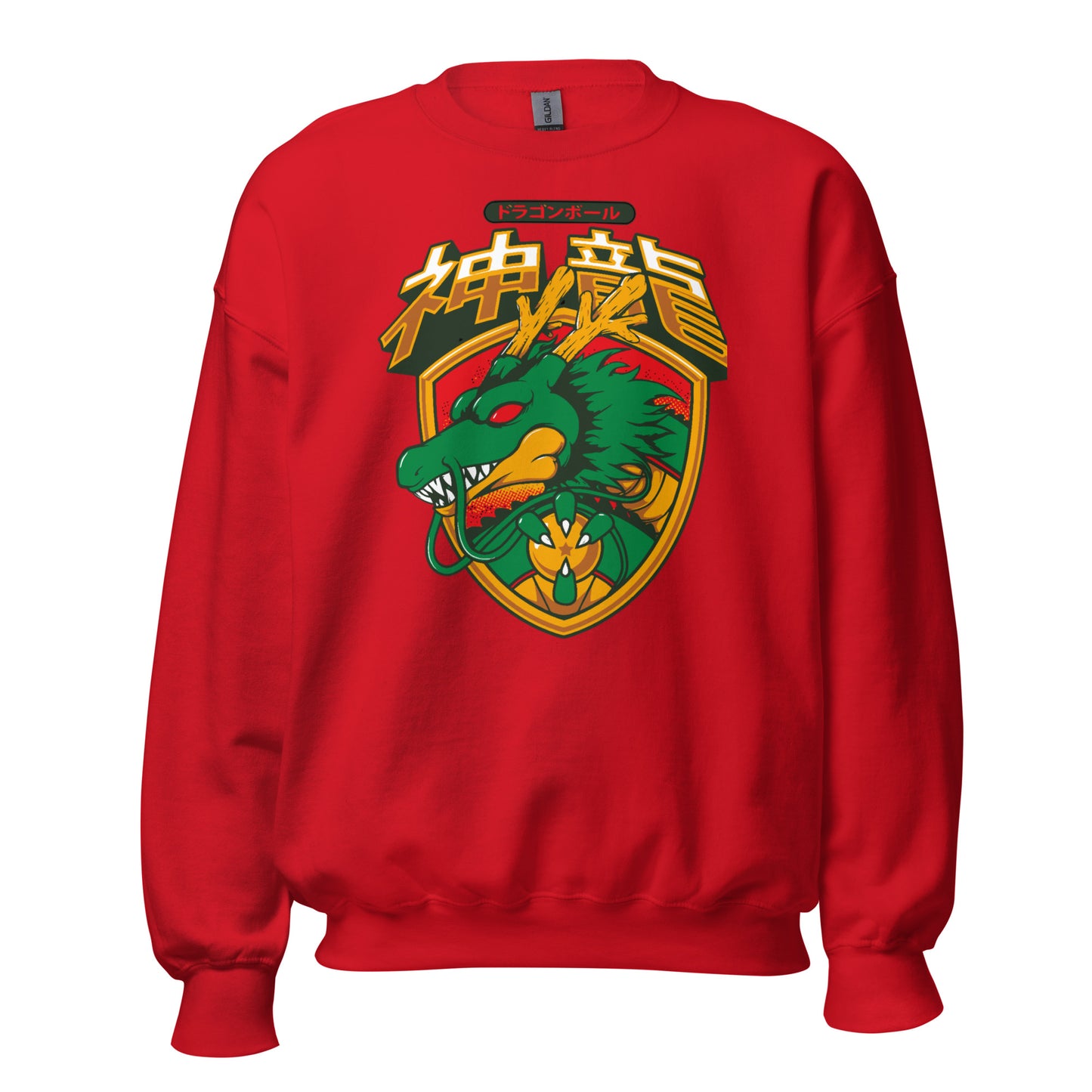 unisex crew neck sweatshirt red front