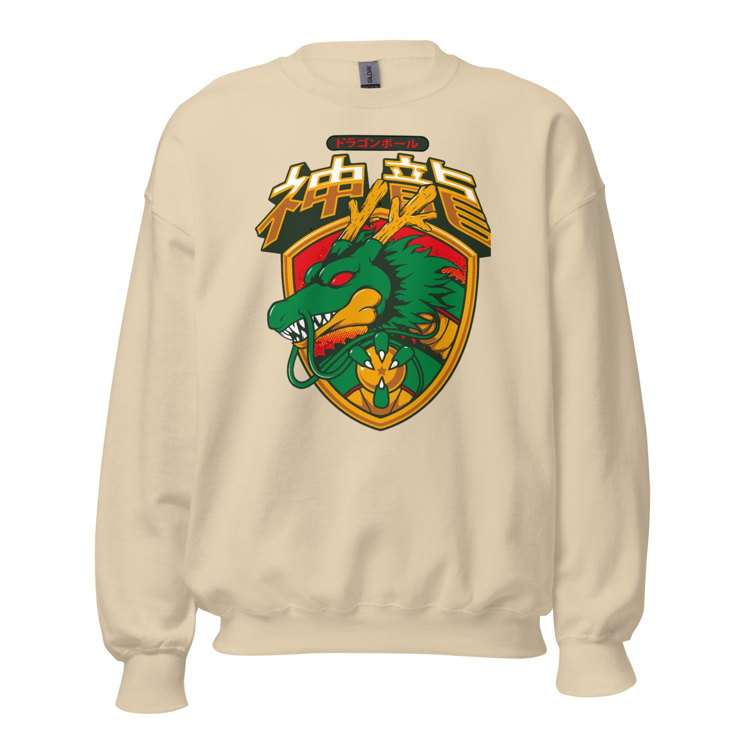 unisex crew neck sweatshirt sand front