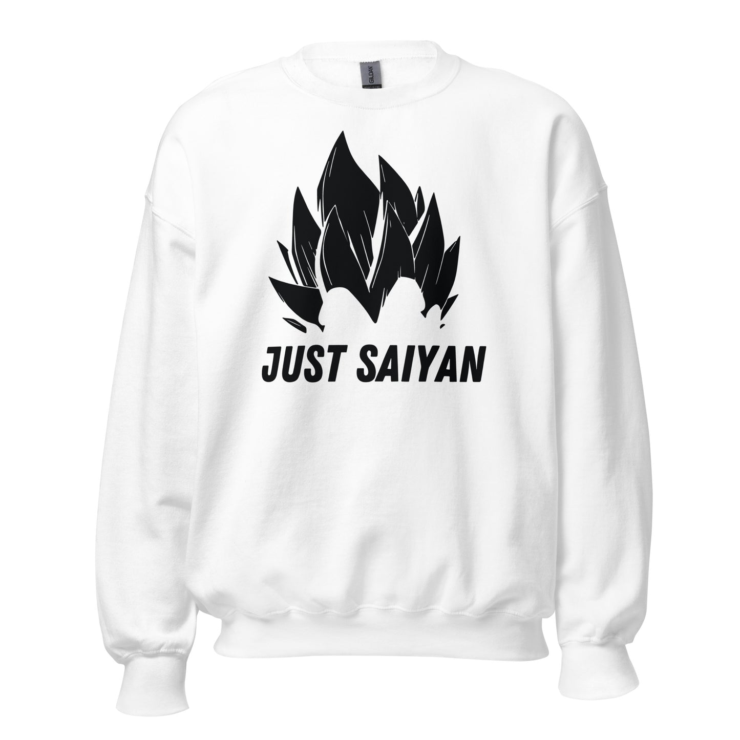unisex crew neck sweatshirt white
