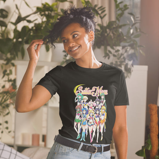 unisex basic softstyle t-shirt black front