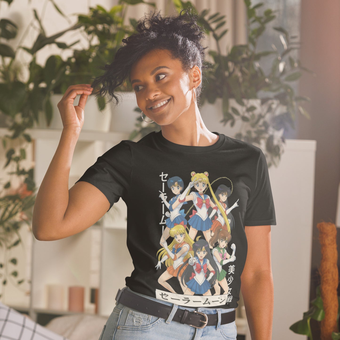 unisex basic softstyle t-shirt black front