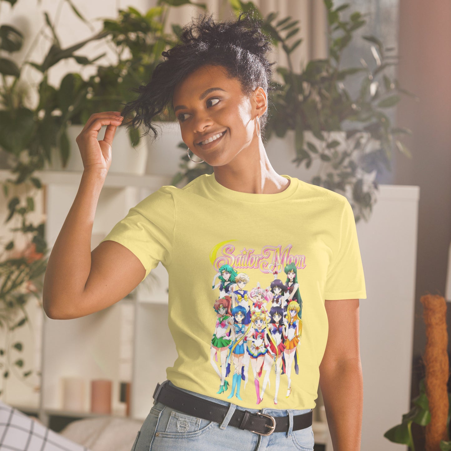 unisex basic softstyle t-shirt cornsilk front