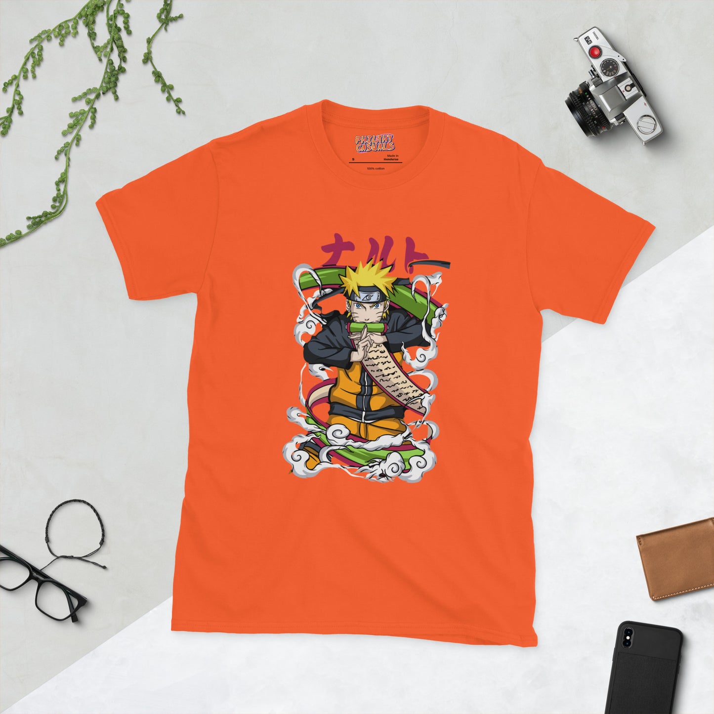 unisex basic softstyle t-shirt orange front