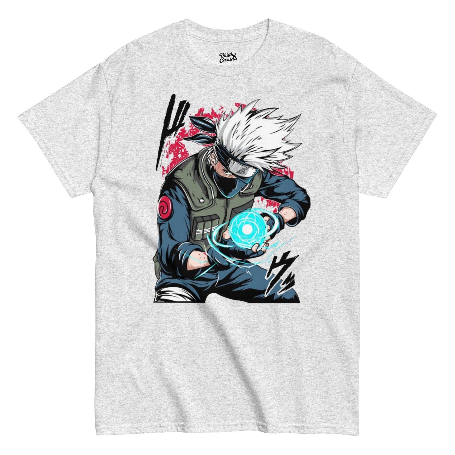 unisex classic tee ash front