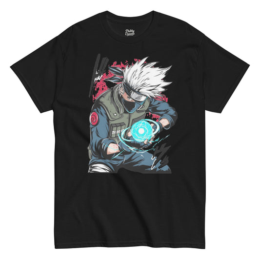 unisex classic tee black front