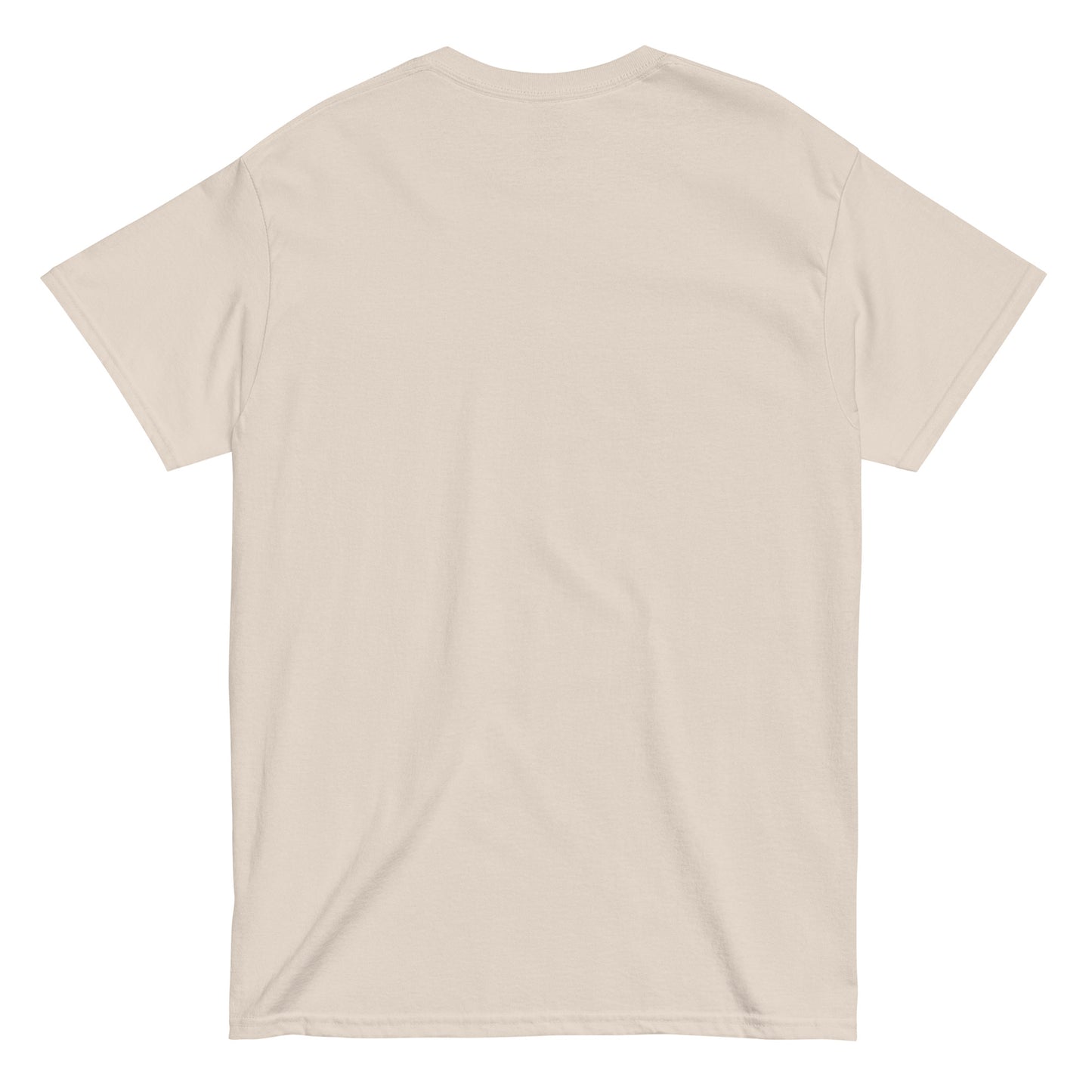 unisex classic tee natural back