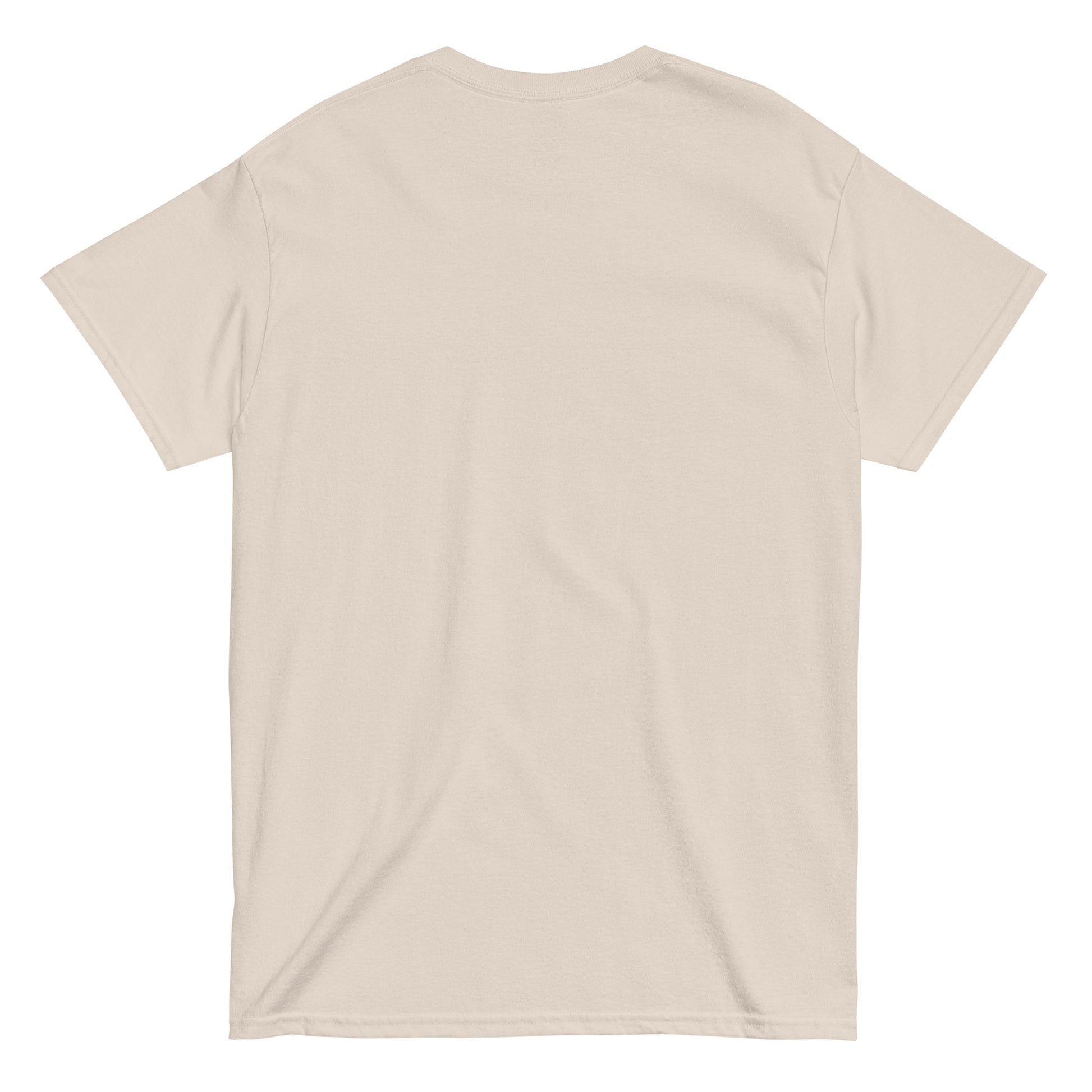 unisex classic tee natural back