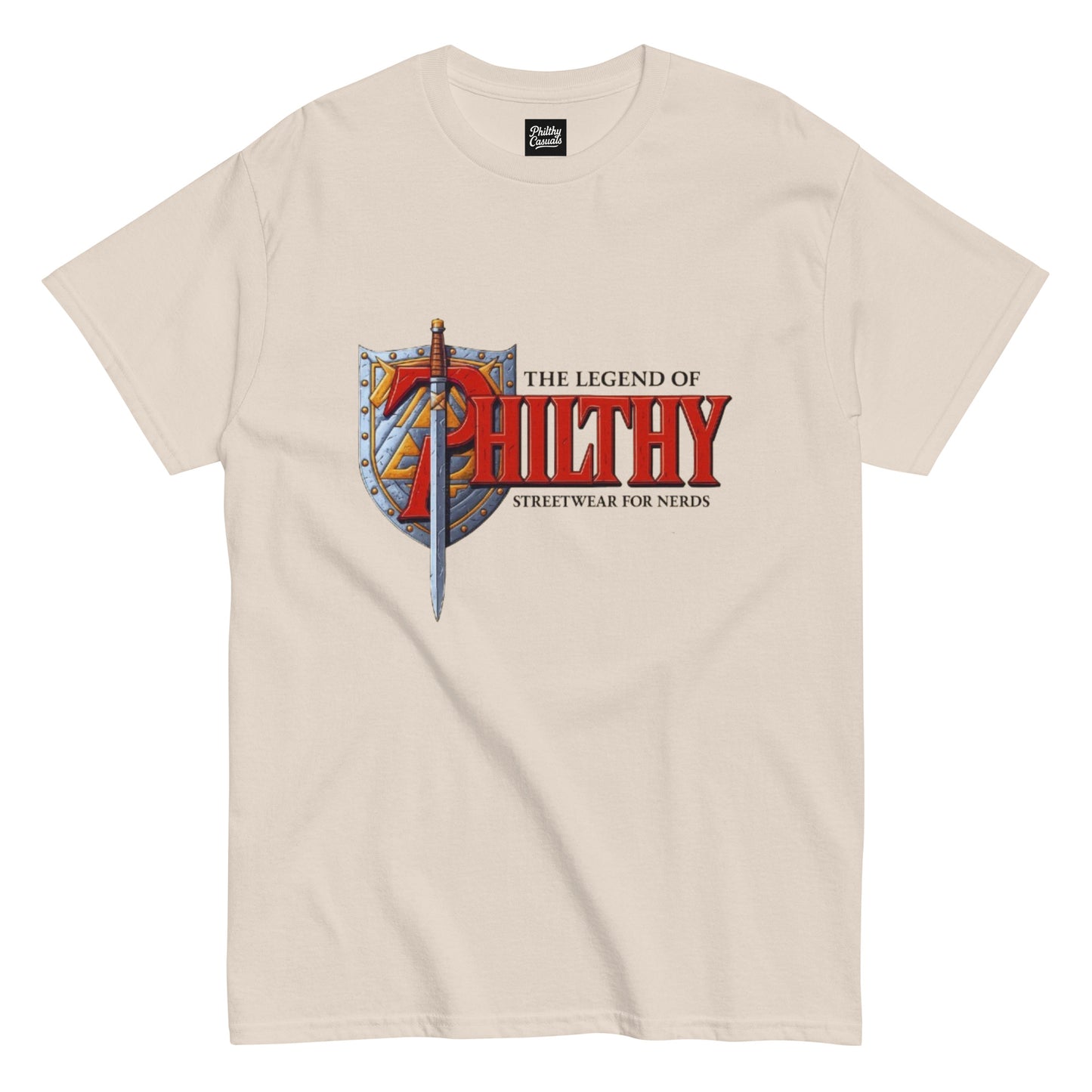 unisex classic tee natural front