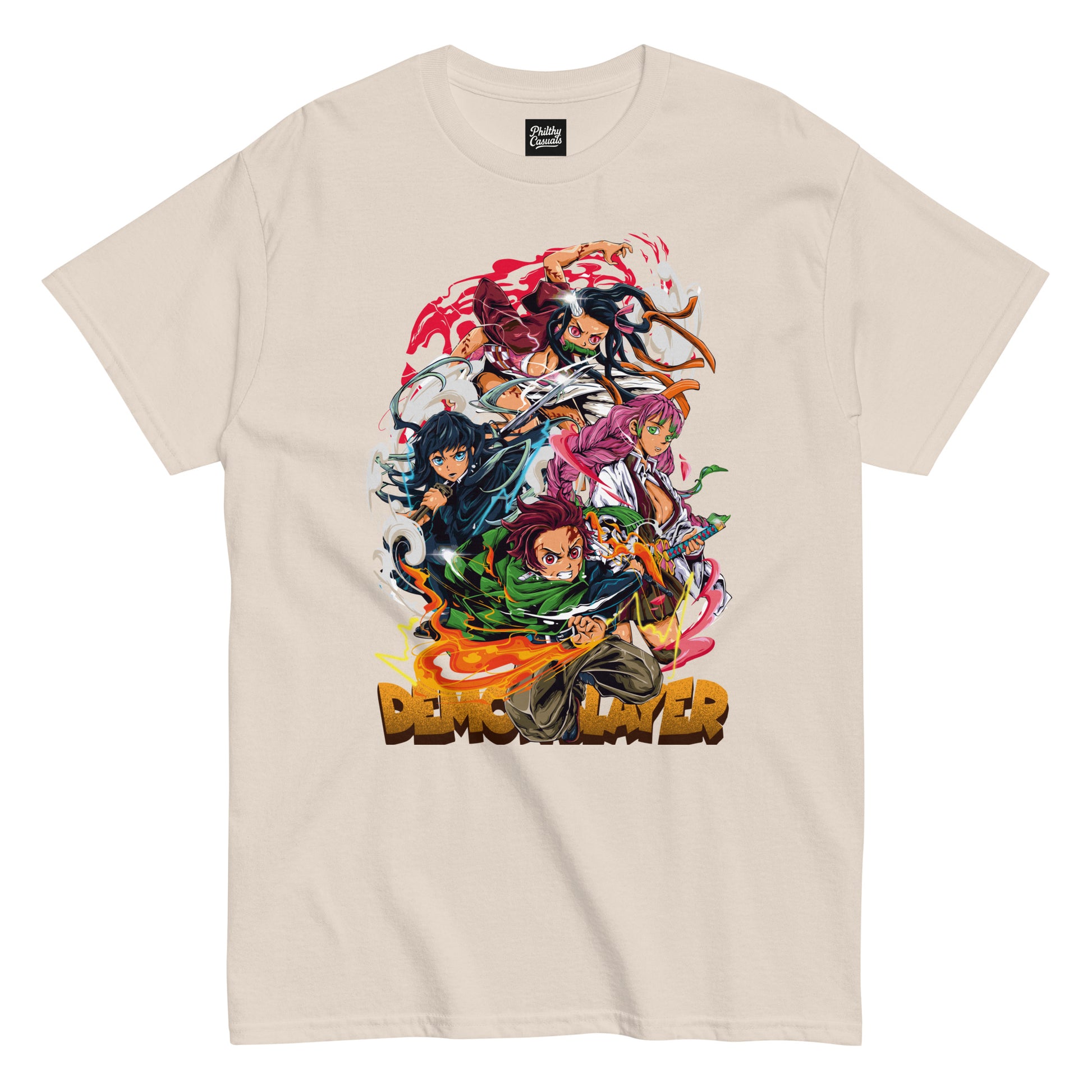 unisex classic tee natural front