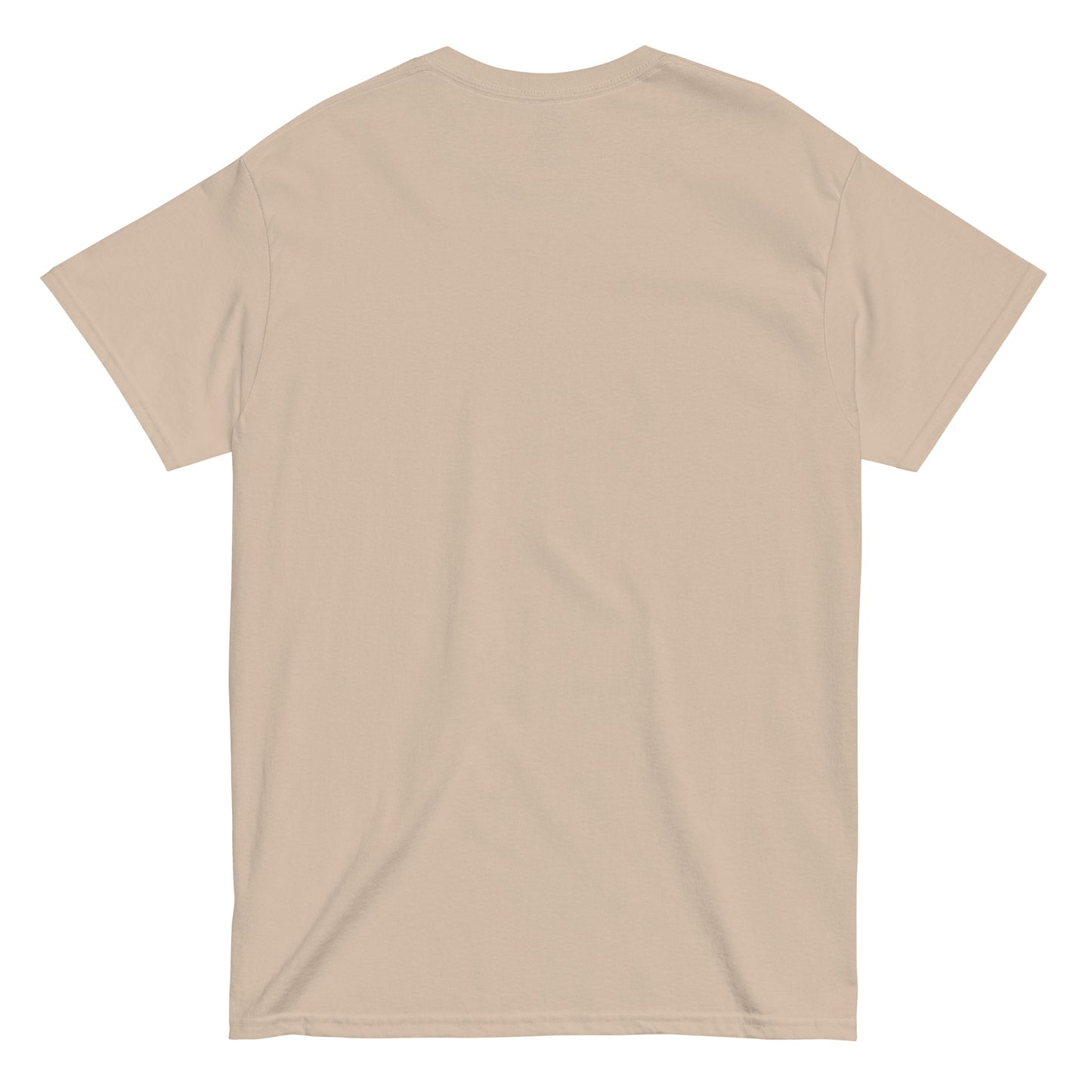 unisex classic tee sand back