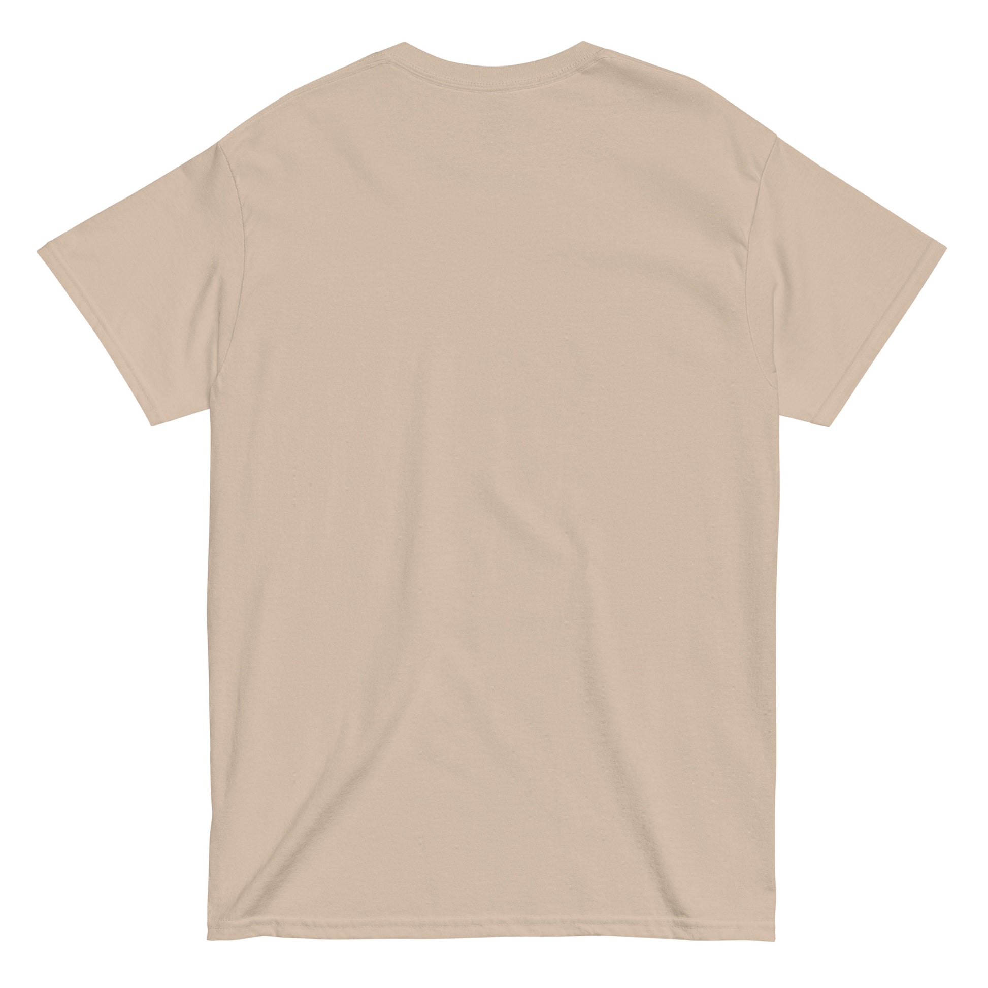 unisex classic tee sand back