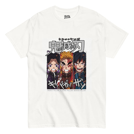 unisex classic tee white front