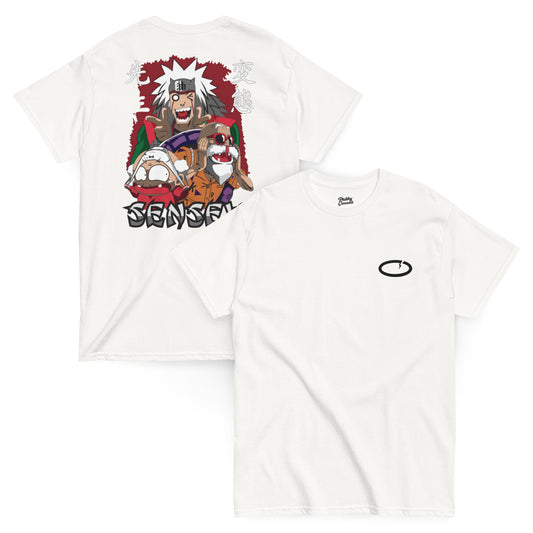 unisex classic tee white front and back
