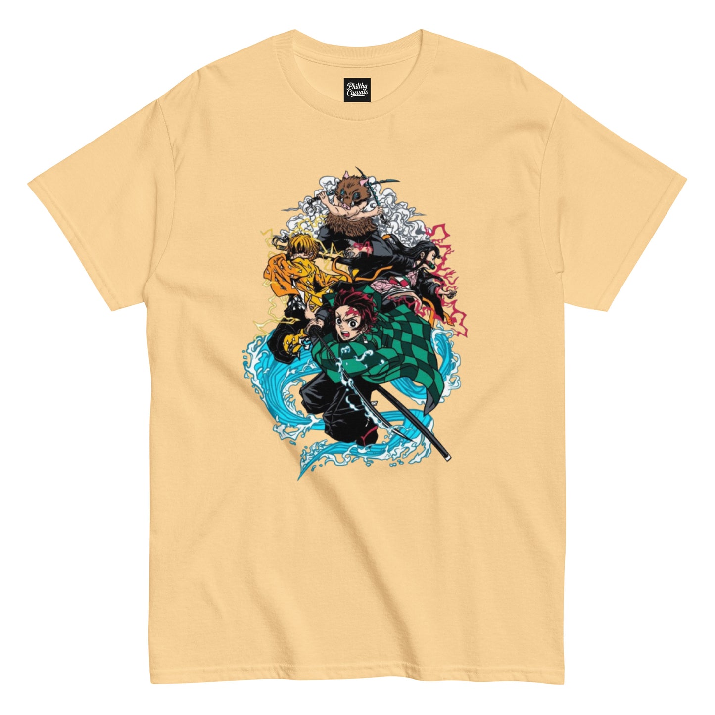 unisex classic tee yellow haze front