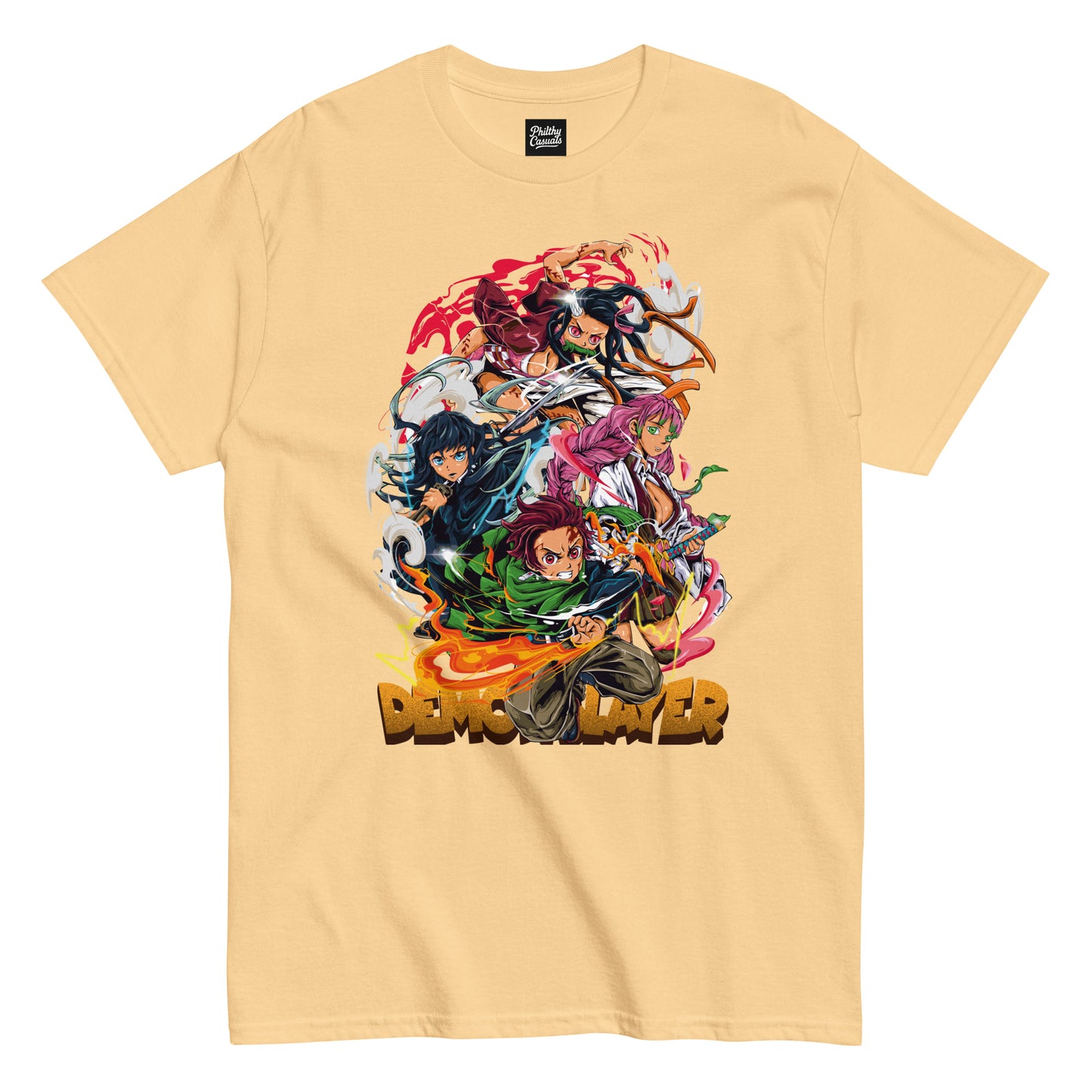 unisex classic tee yellow haze front