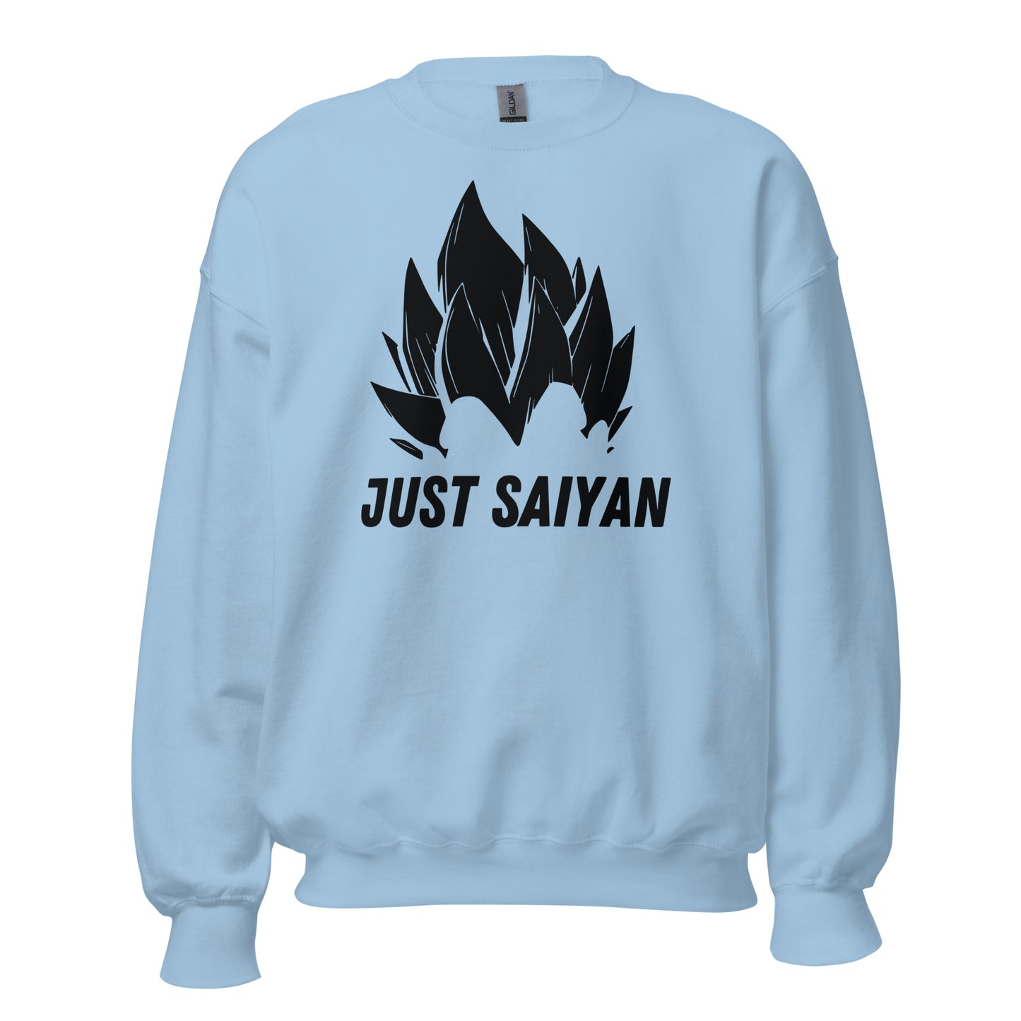 unisex crew neck sweatshirt light blue
