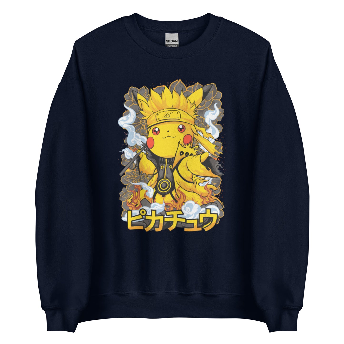 unisex crew neck sweatshirt navy front