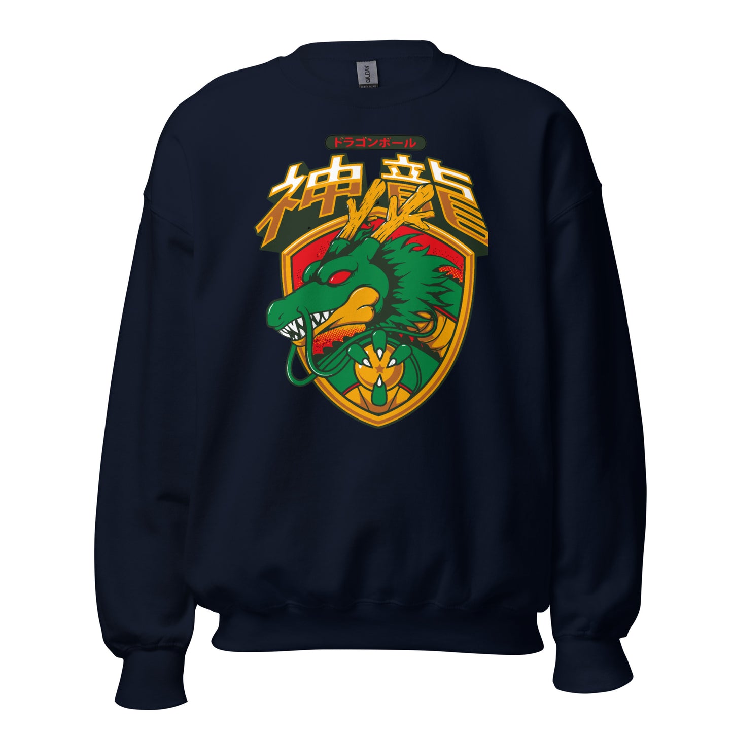 unisex crew neck sweatshirt navy front
