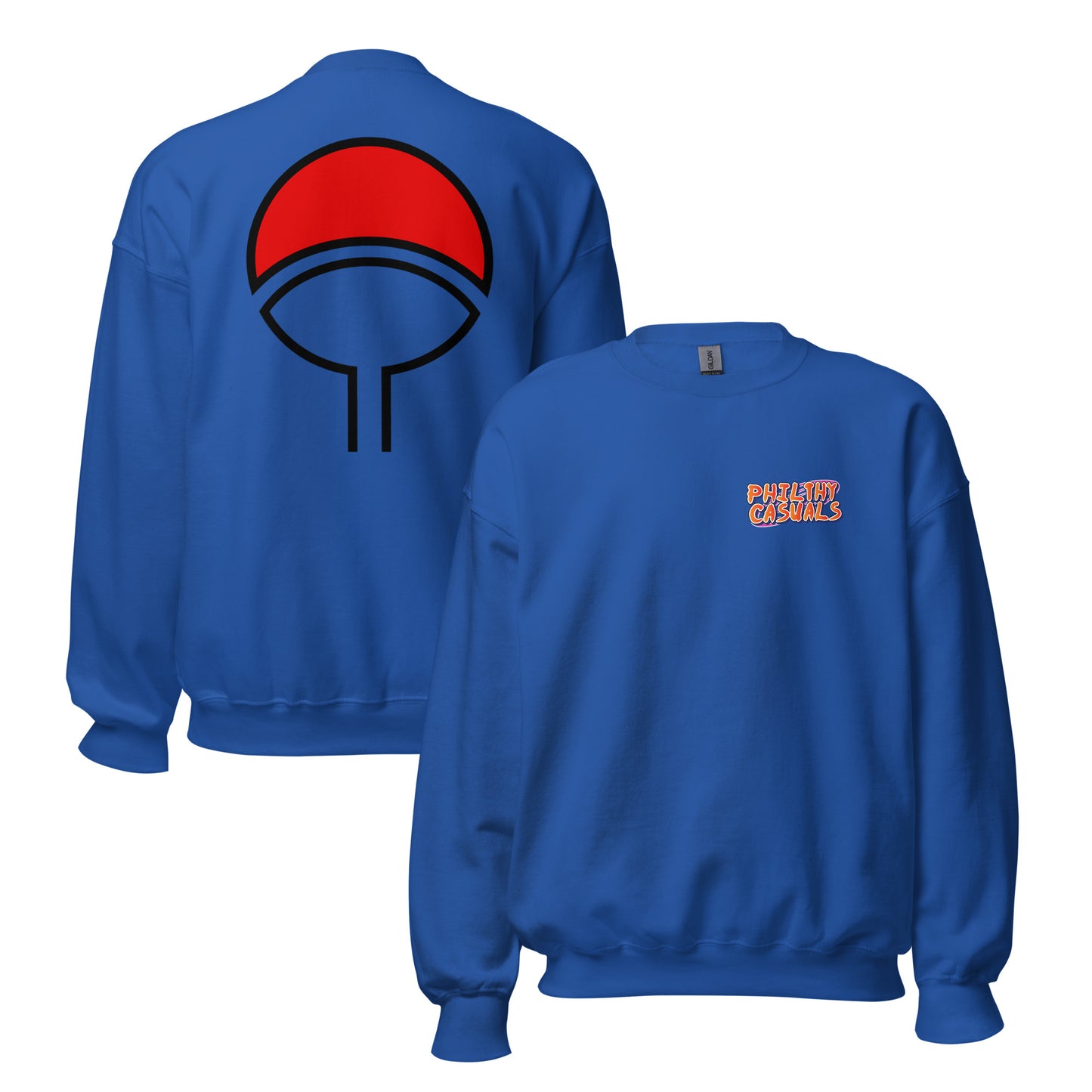 unisex crew neck sweatshirt royal