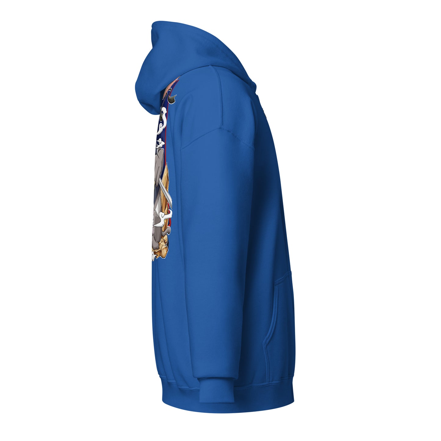 unisex heavy blend zip hoodie sport royal right