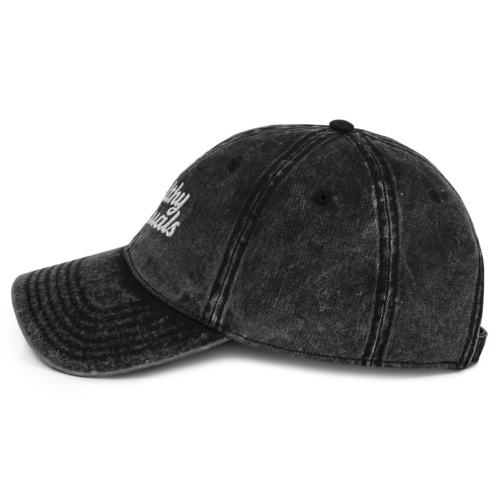 vintage cap black left side
