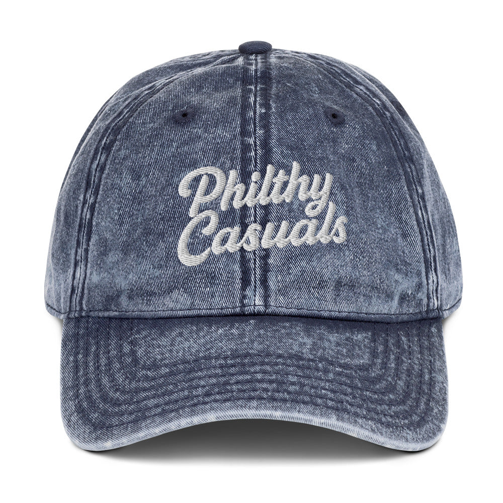 vintage cap navy front